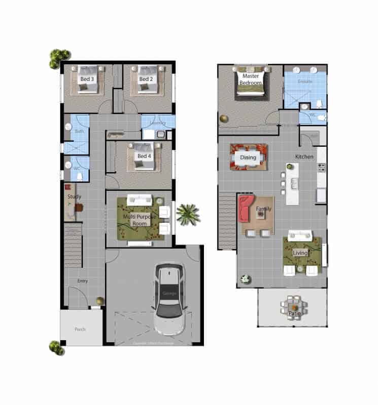 Broadwater house floor plan