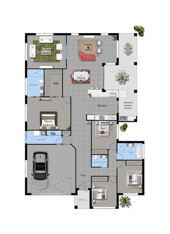 Cotter House floor plan