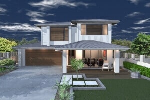 David Reid Homes headley house 3D render