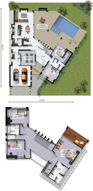 David Reid Homes Alpine house floor plan