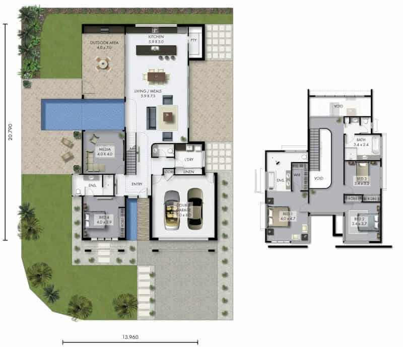David Reid Homes Sepang house floor plan