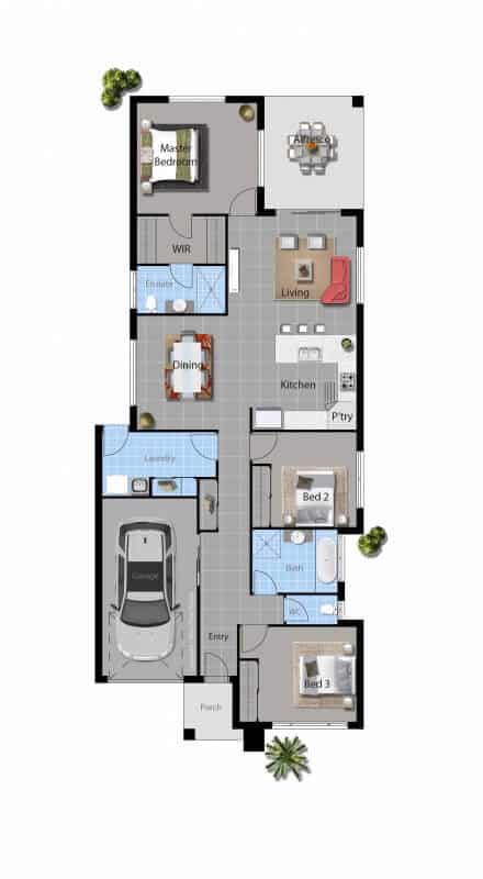 torrens modern house floor plan